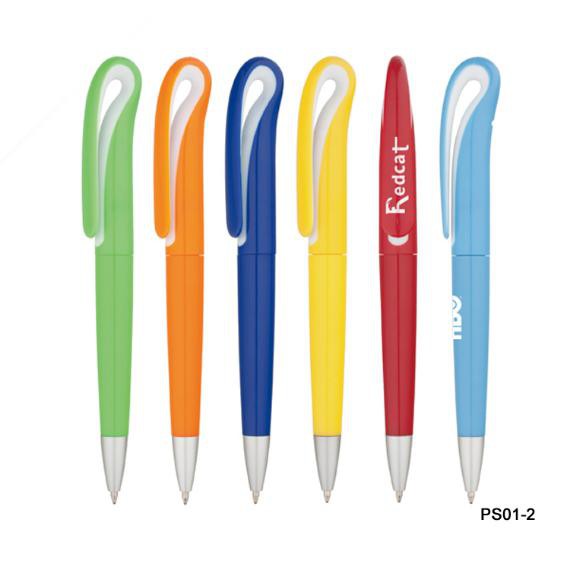 Twist Action Solid Colored Ball Pen 2