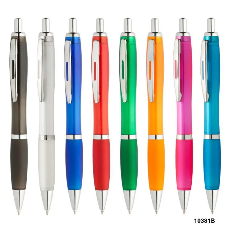 Plastic Pen with Grip