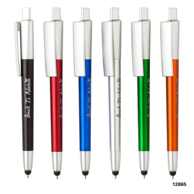 LED Ballpoint Pen With Stylus