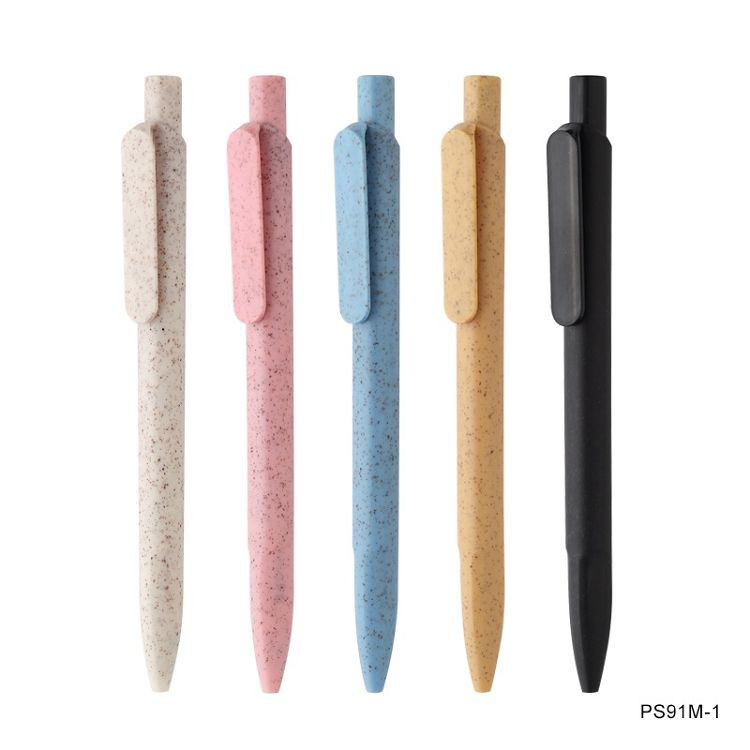 Push Action RPET Pen in Transparent Color 2