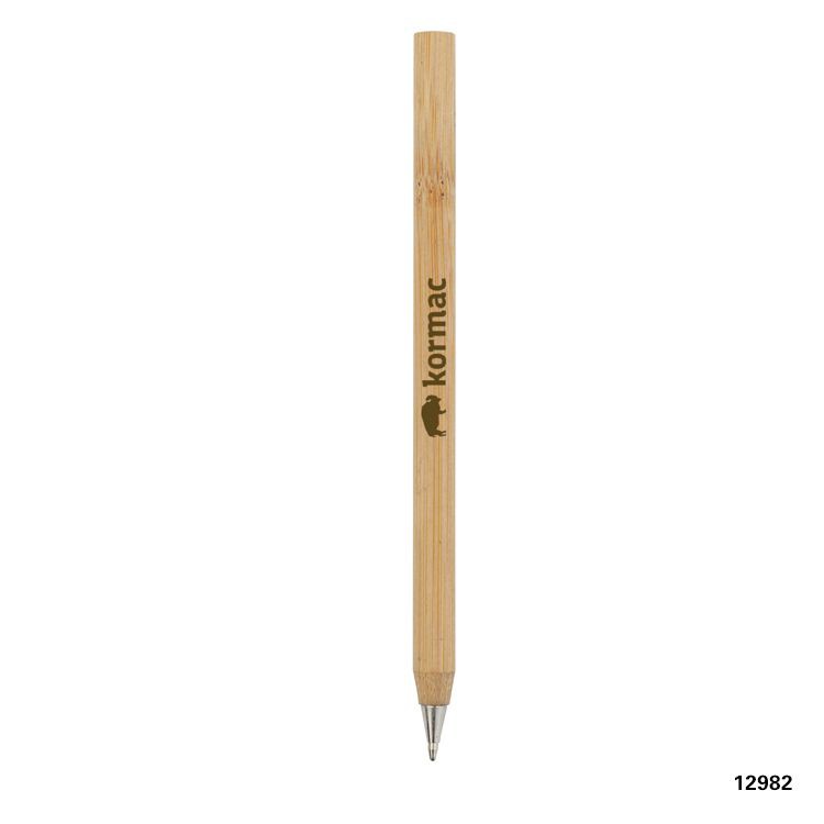 Push Action Bamboo Pen