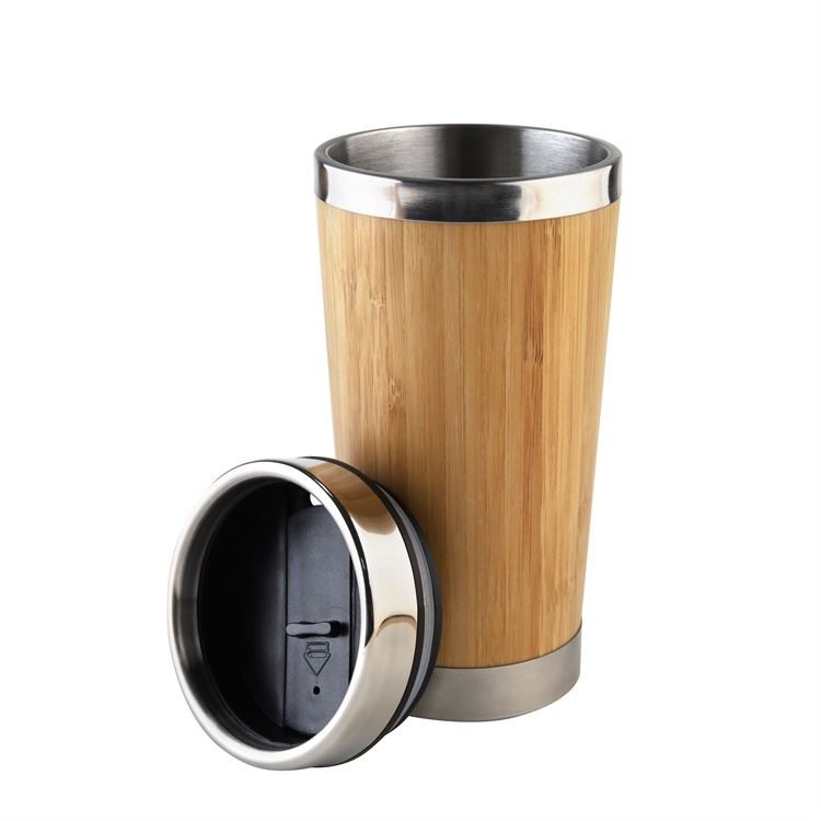 Bamboo Vacuum Flask