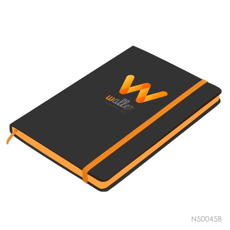 A5 Notebook With PU Splicing Hardcover 2