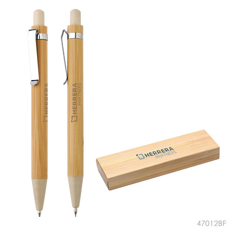 Click Action Wheat Straw Ball Pen. Pens From Natural. 2