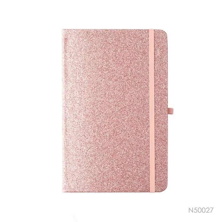 A5 Glitter PU Leather Journal Diary Notebook