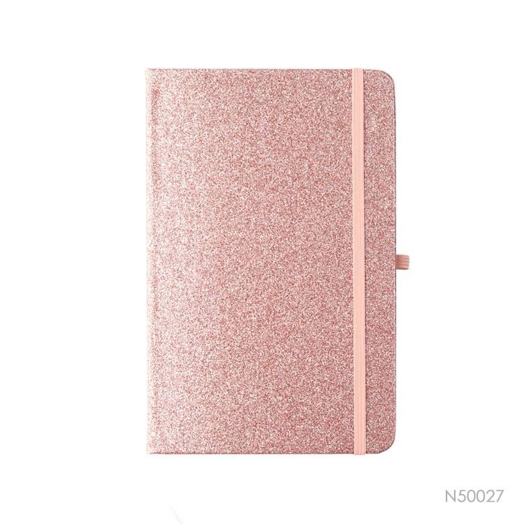 A5 Shinning PU Hardcover Notebook