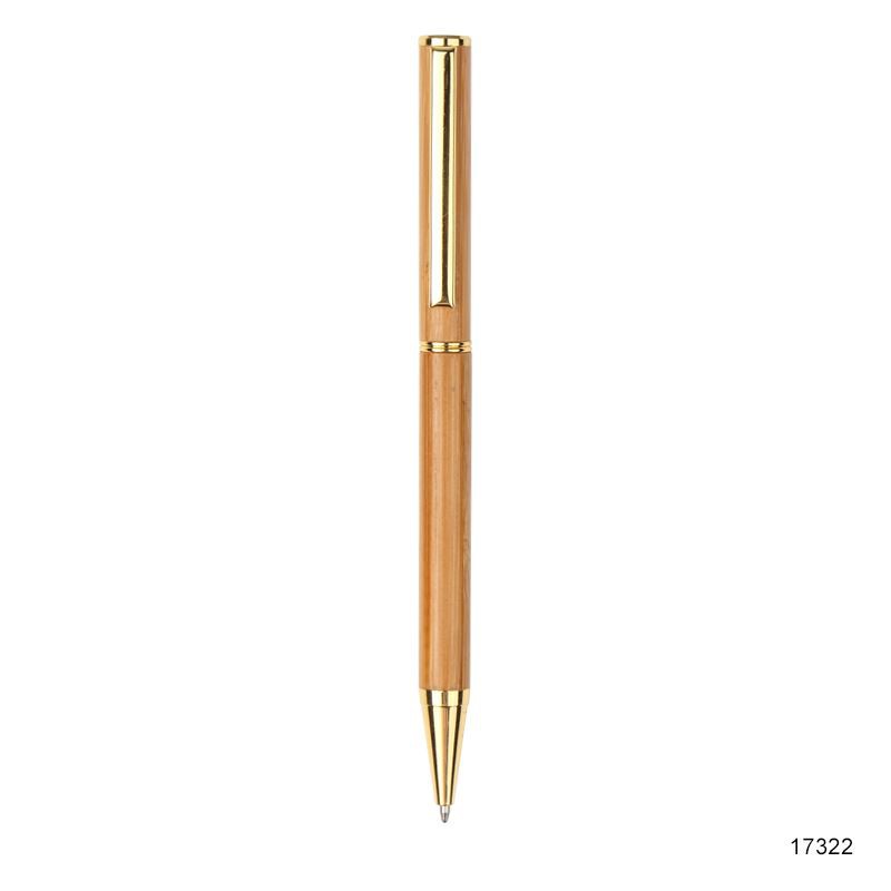 Bamboo Ball Pen With Wheat Straw Trims