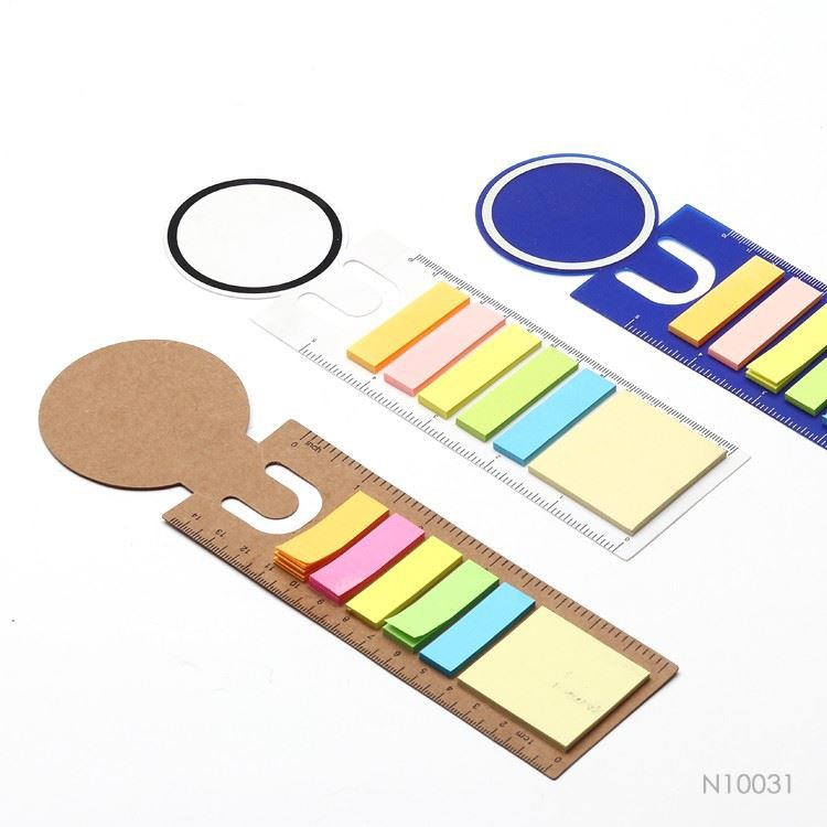 Scale Printed Recycled Cardboard Sticky Notepad