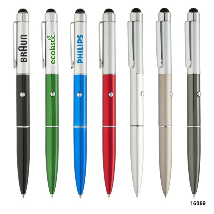 3 in 1 Light Aluminium Pen