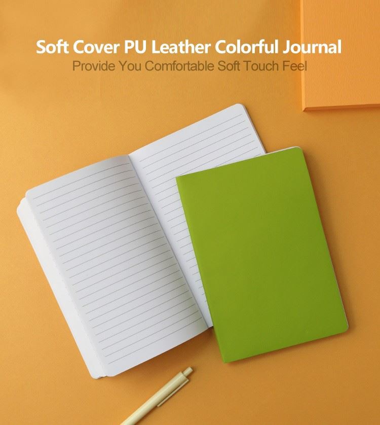 Soft Cover PU Leather Colorful Journal