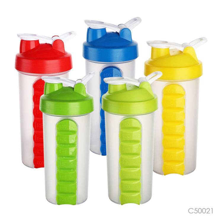 700ml Water Bottle With Pill Compartment