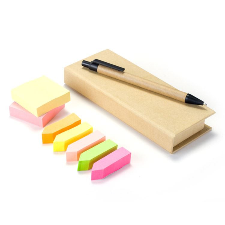 Eco Friendly Kraft Notepad Box Set