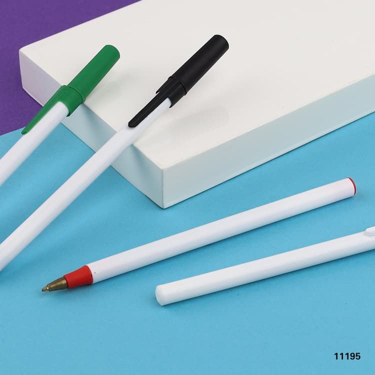 Cap Off Plastic Ball Pen