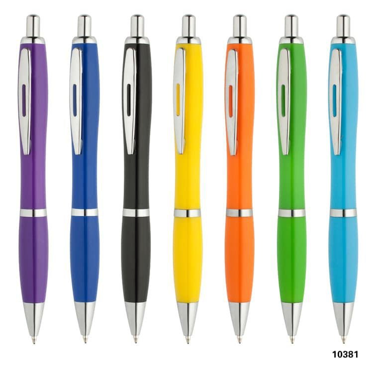 Plastic Ballpoint Pen With Custom Logo 2