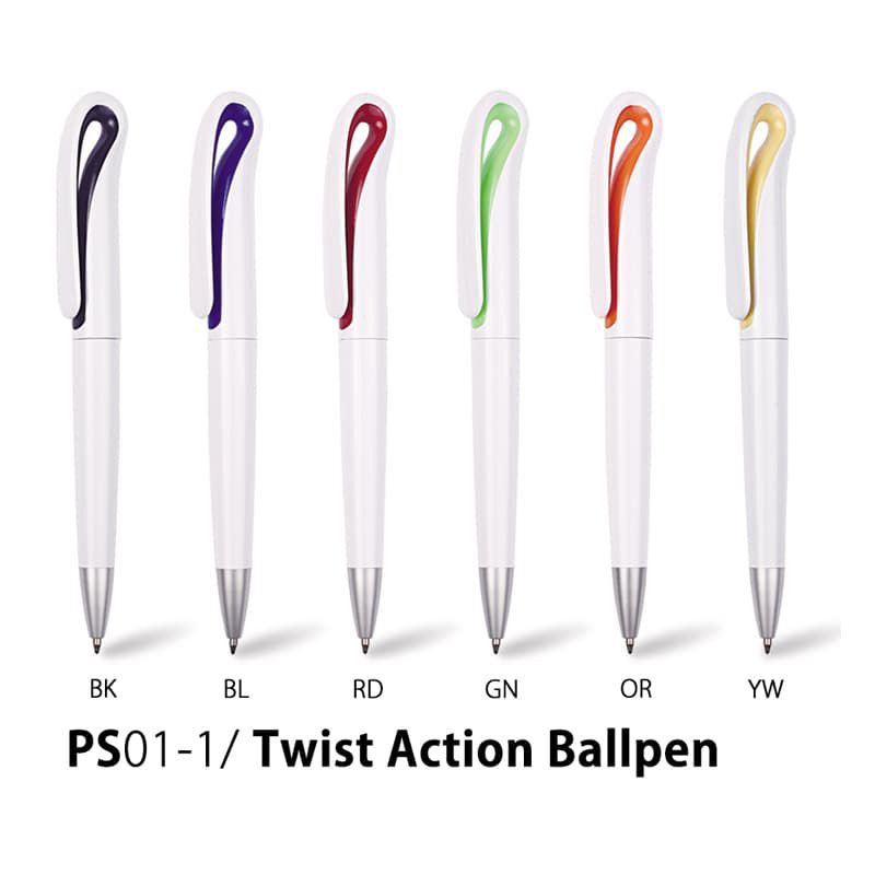 Twist Action Plastic Ball Pen