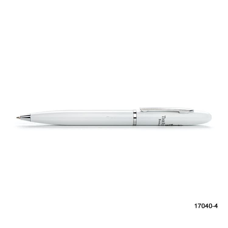 Twist Action Thin Metal Hotel Ball Pen