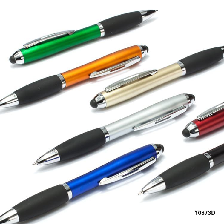 Twist Action Ball Pen With Colored Sprayed Barrel