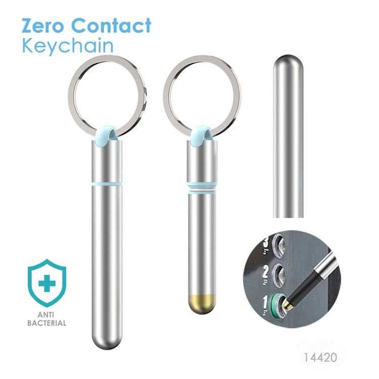 Antibacterial Zero Contact Keychain