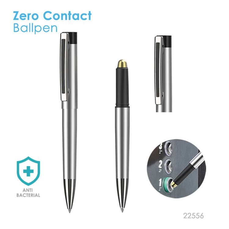 Antibacterial Zero Contact Aluminium Ballpen