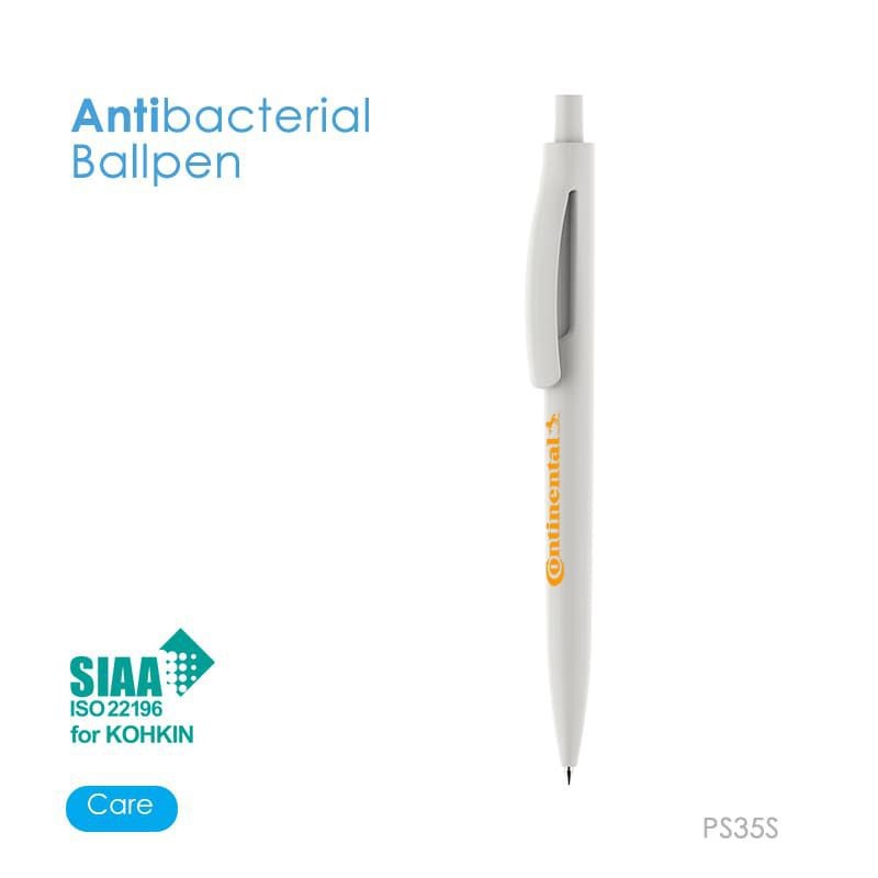 Push Action Anti-Bacterial Ball Pen. Certificate Is Available.