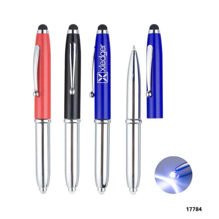 3 in 1 Metal LED Pen