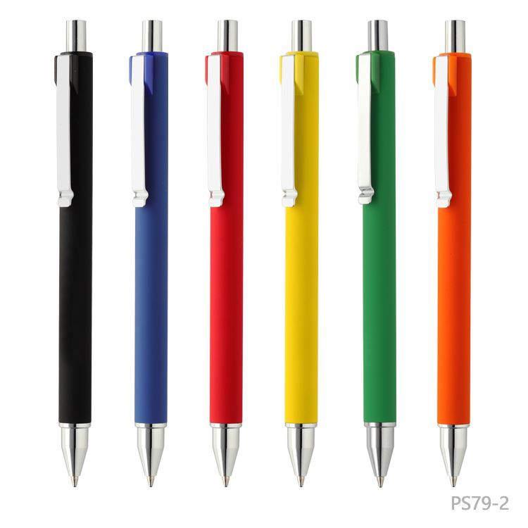 Aluminium Pen With Rubber Barrel