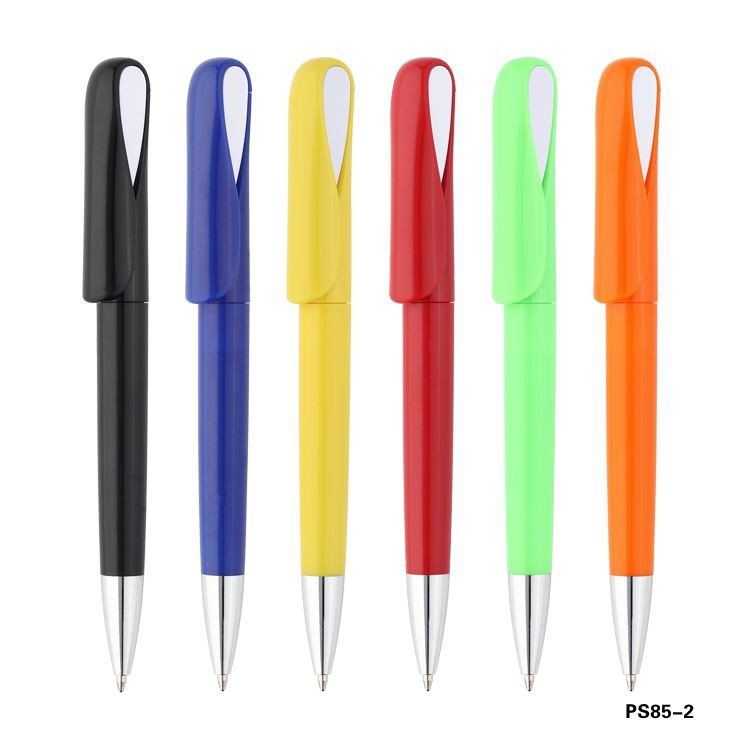 Plastic Ballpoint Pen Transparent Button 2