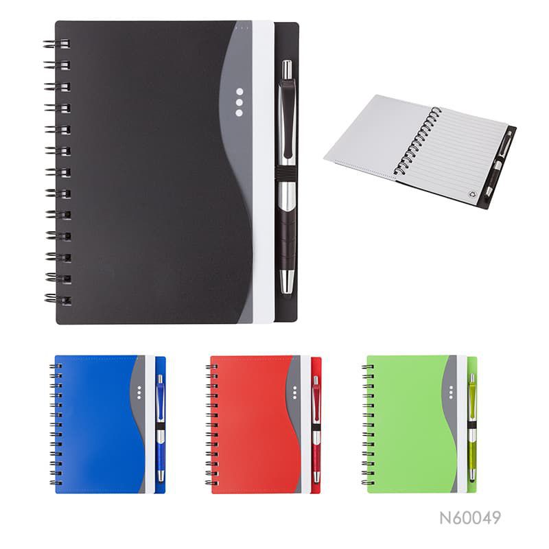 Green Notebook With Stylus Pen
