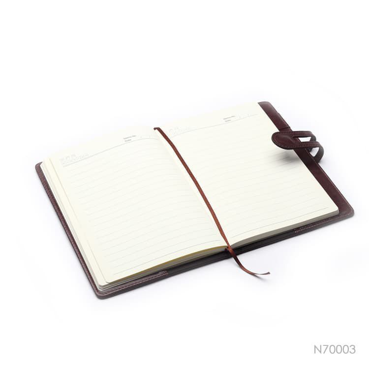 Hardcover Notebook With Metal Magnetic Buckle