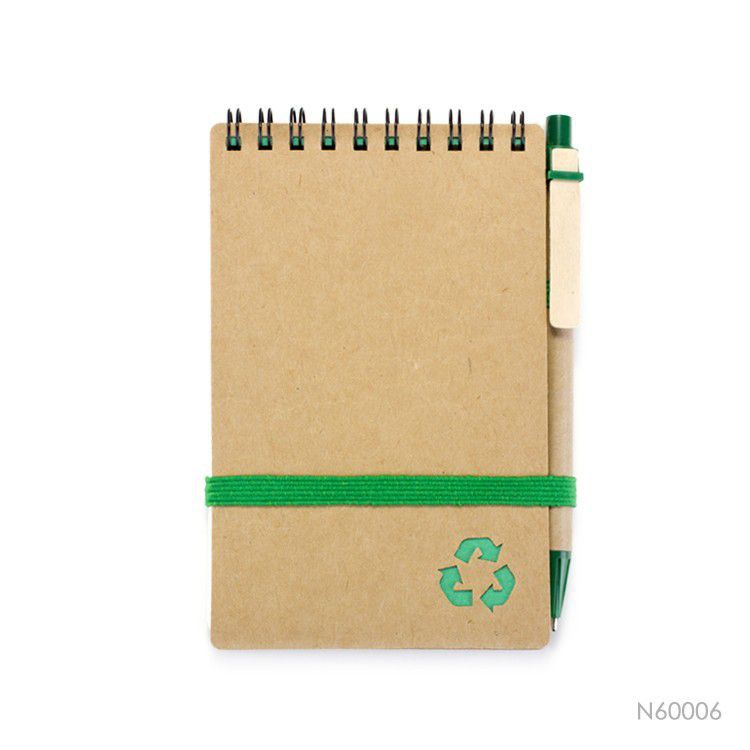 Spiral Notepad With Recycle Ball Pen