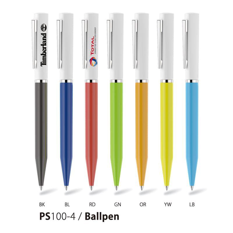 Multi-coloured Plastic Plastic Ballpoint Pen