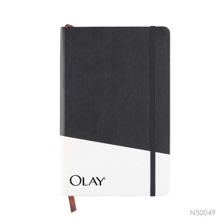 A5 Notebook With PU Splicing Hardcover