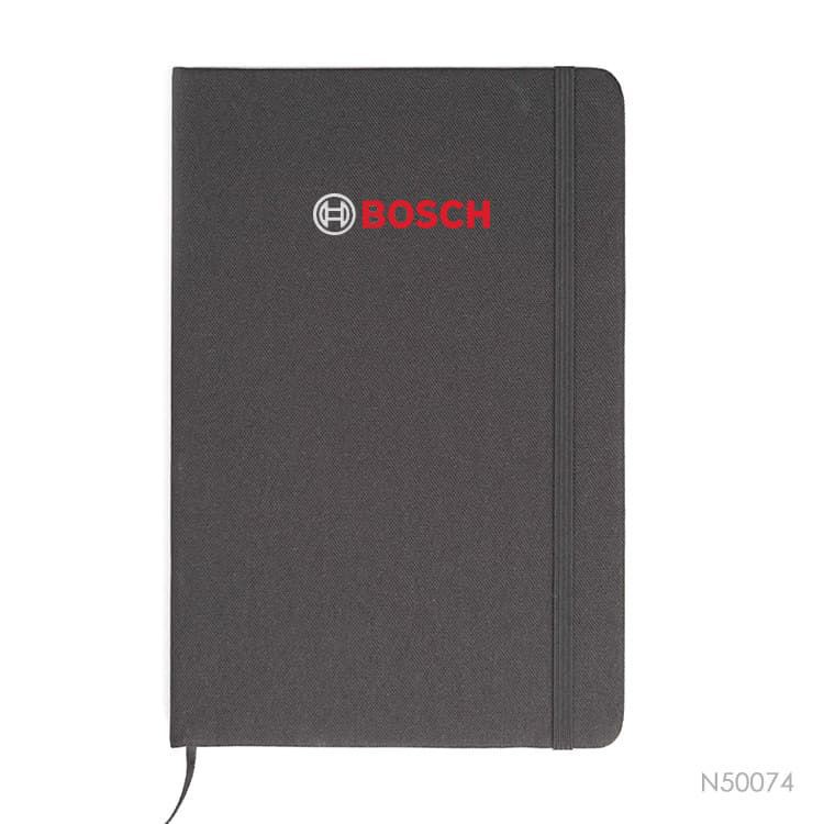 Linen Fabric Premium A5 Hardcover Lined Notebook Journal