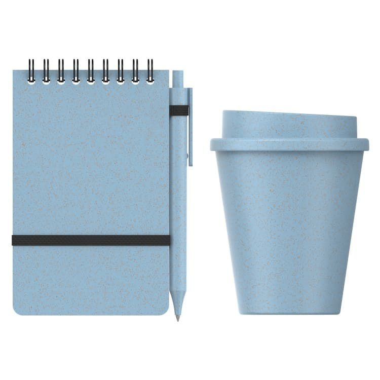 ECO Wheat Straw Cover Spiral Notebook Set