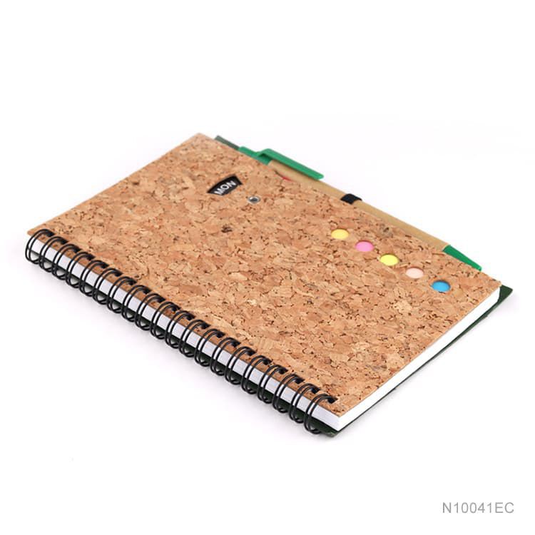 Cork Sticky Notes Notepad
