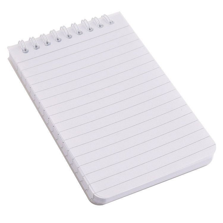 A6 Size Antibacterial PP Cover Spiral Notebook.