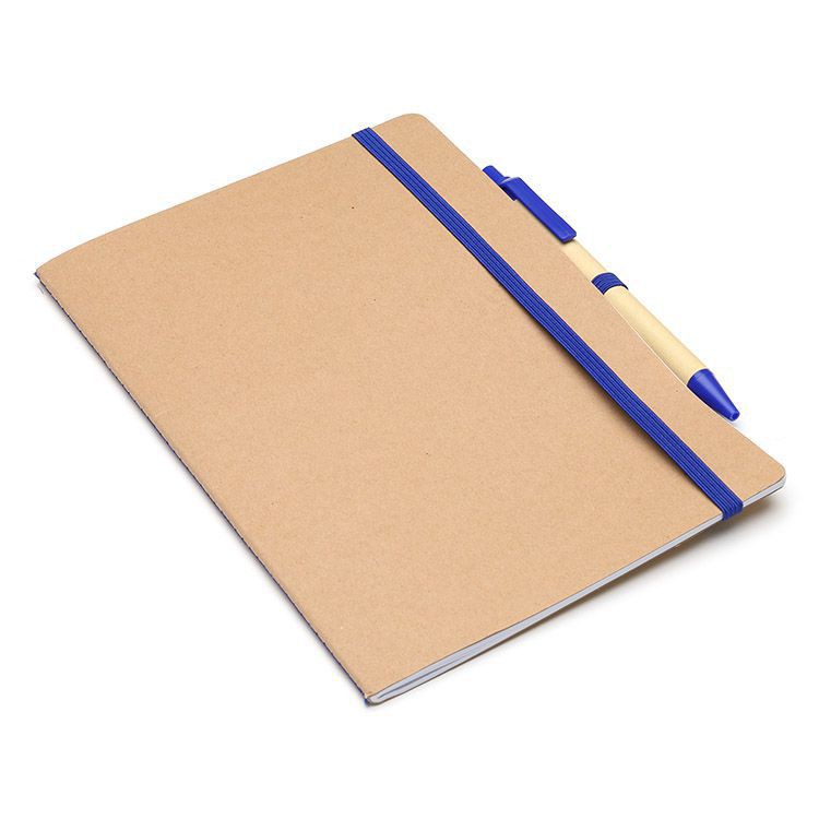 A5 Size Recycled Cardboard Paper Cover Notebook