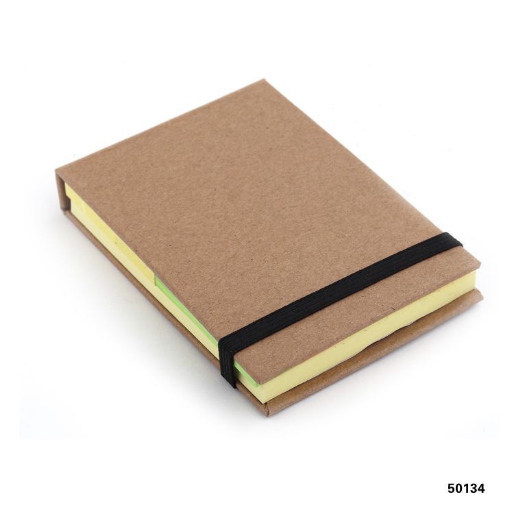 Cardboard Hard Cover Sticky Notepad